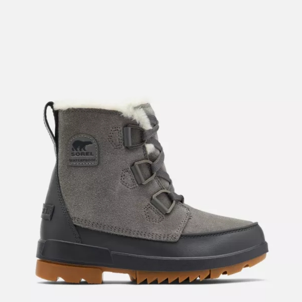 Sorel Gray and Black Ankle Boots